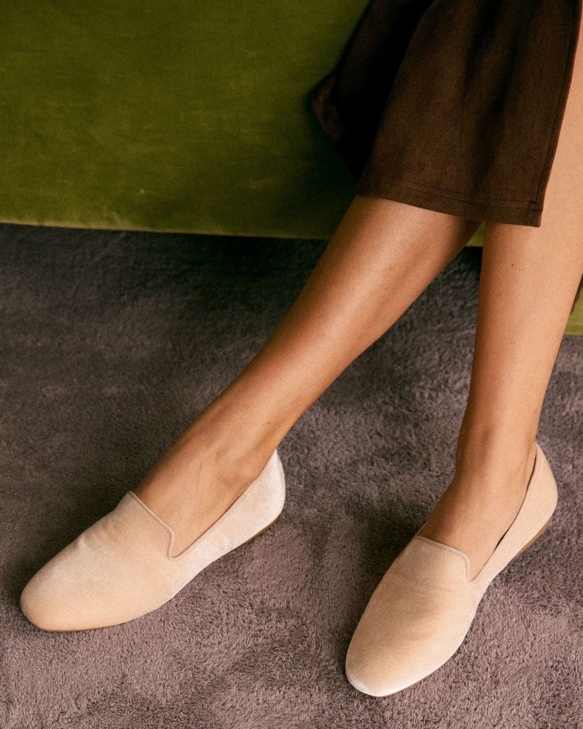 Sueña™ Enfiis Kadife Loafer Babet