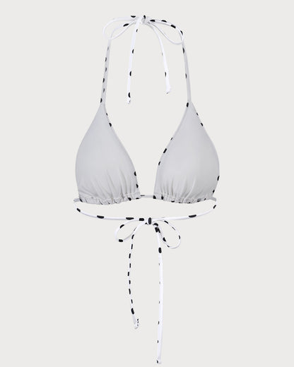 Sueña™ Puantiyeli Üçgen Bikini Üstü