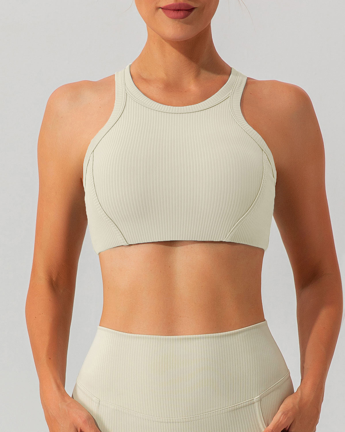Sueña™ Bej Sırtlı Yoga Atlet