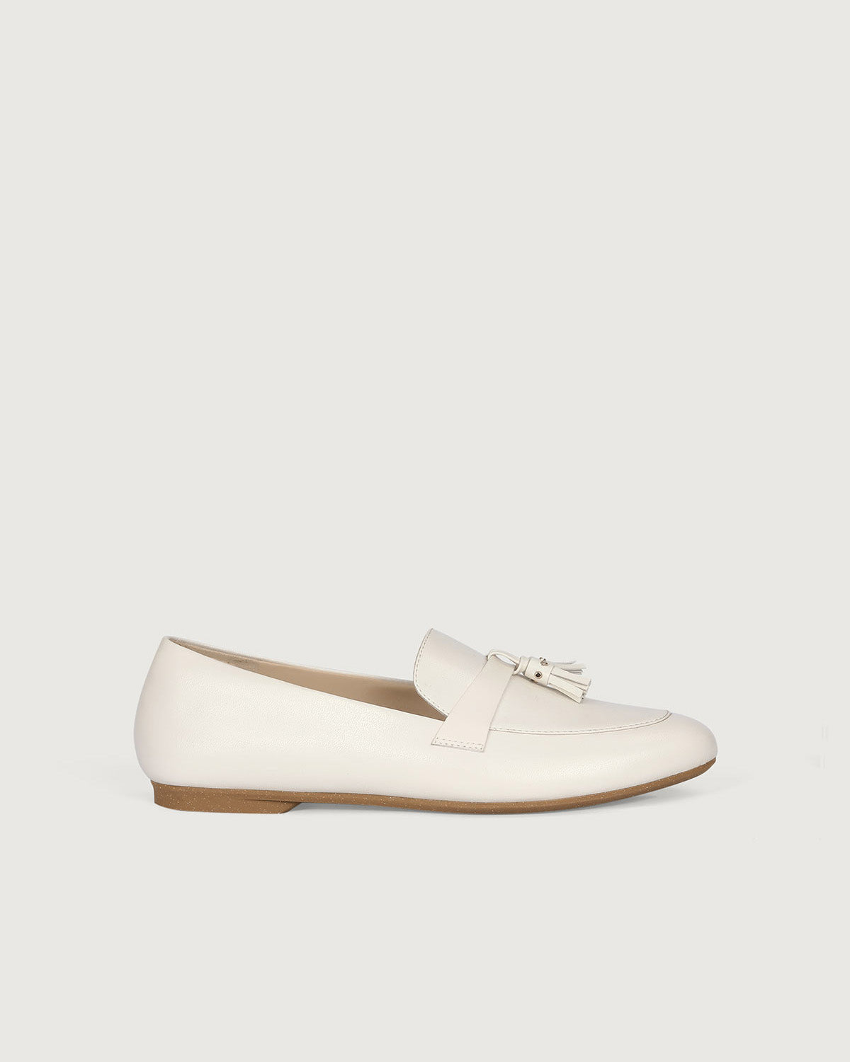 Sueña™ Enfiis Kırık Beyaz Loafer Babet