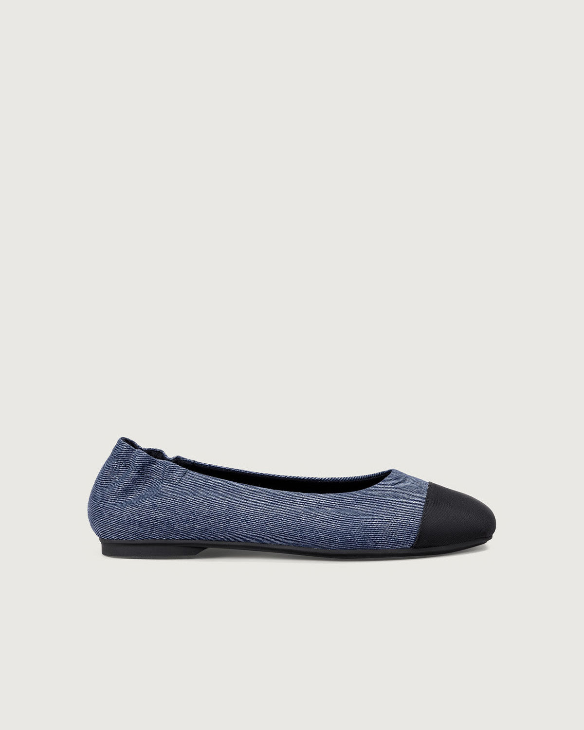 Sueña™ Enfiis Mavi Twill Denim Kare Burunlu Babet