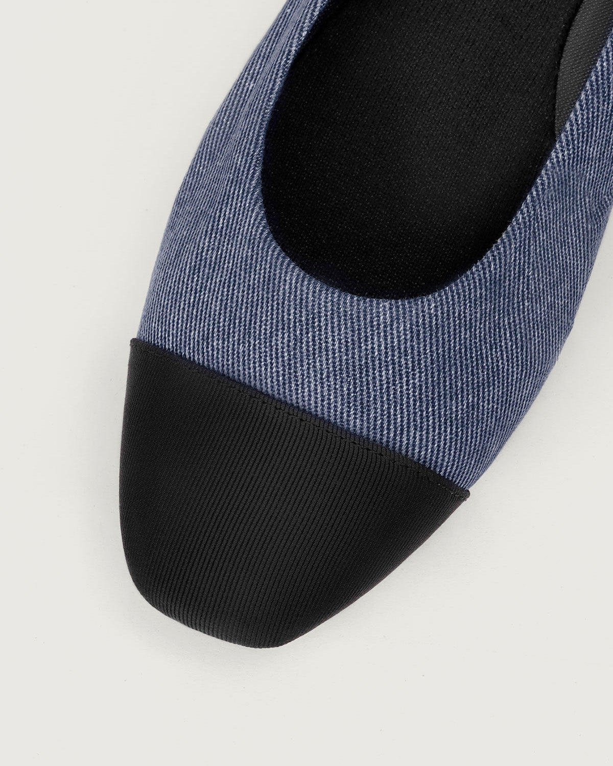 Sueña™ Enfiis Mavi Twill Denim Kare Burunlu Babet