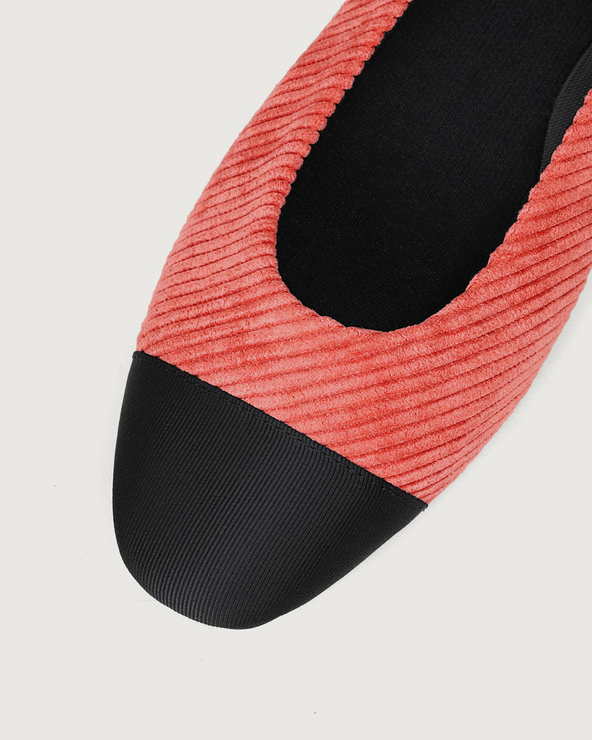Sueña™ Enfiis Tuğla Kırmızısı Twill Kare Burunlu Babet