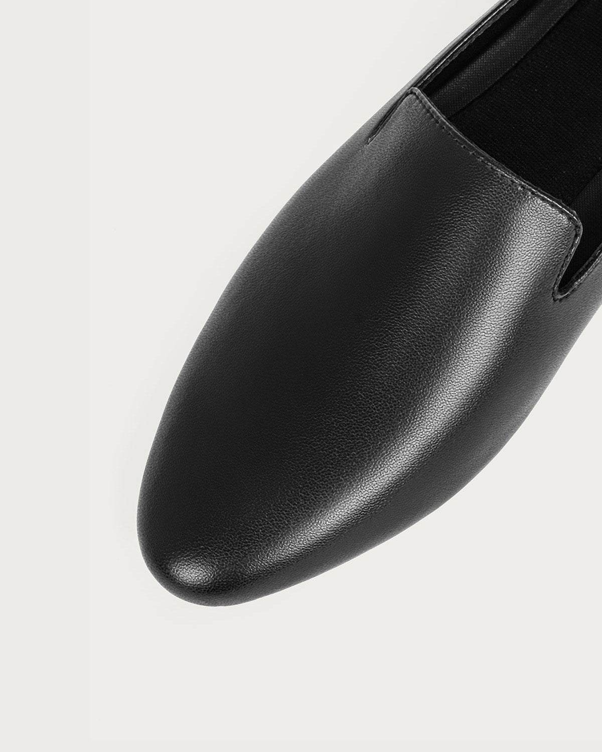 Sueña™ Enfiis Siyah Mikrofiber Loafer Babet