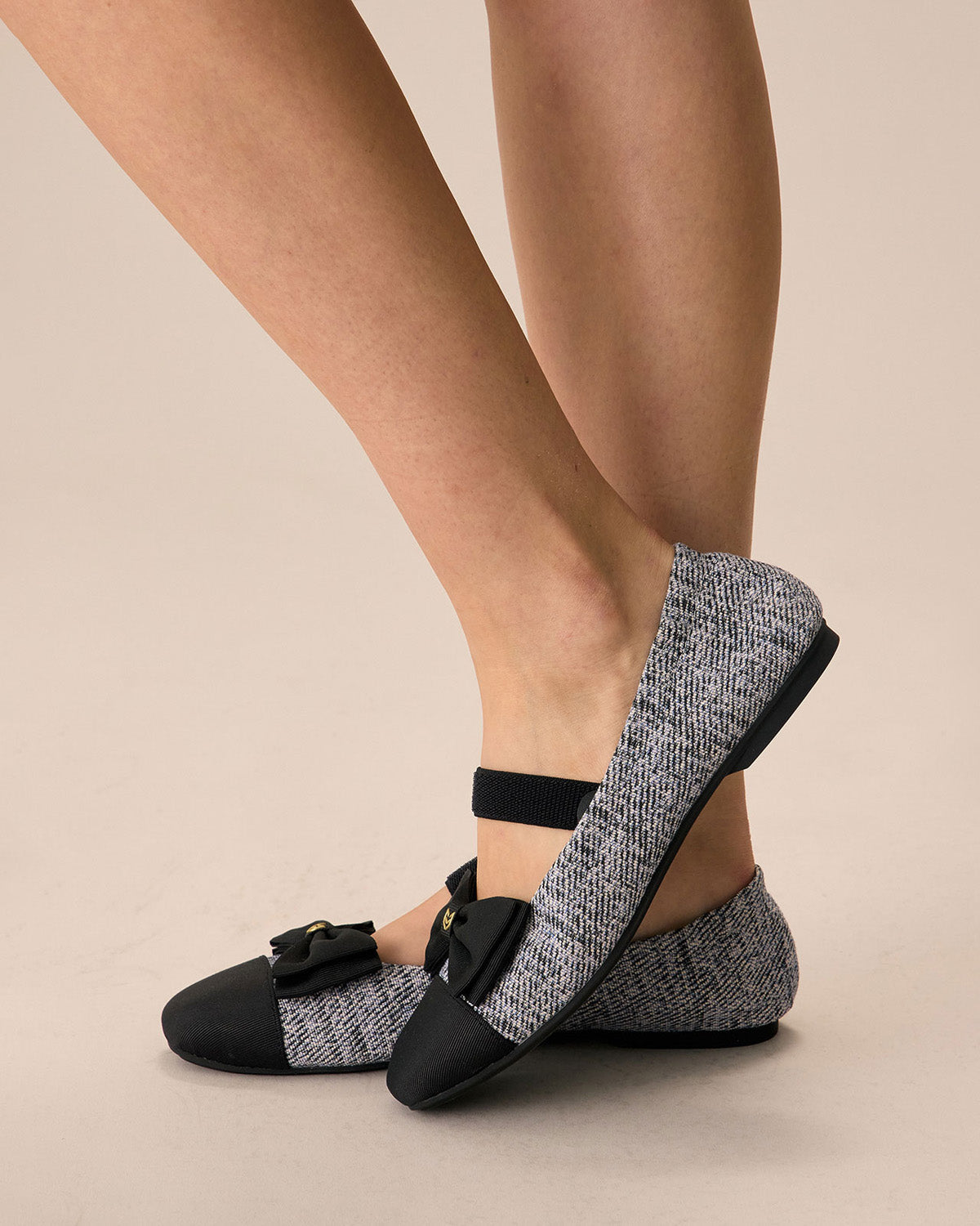 Sueña™ Enfiis Siyah Twill Jakarlı Babet