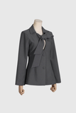 Kaydence Bağcıklı V Yaka Blazer