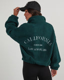 California Teddy Polar Yarım Fermuarlı Ceket