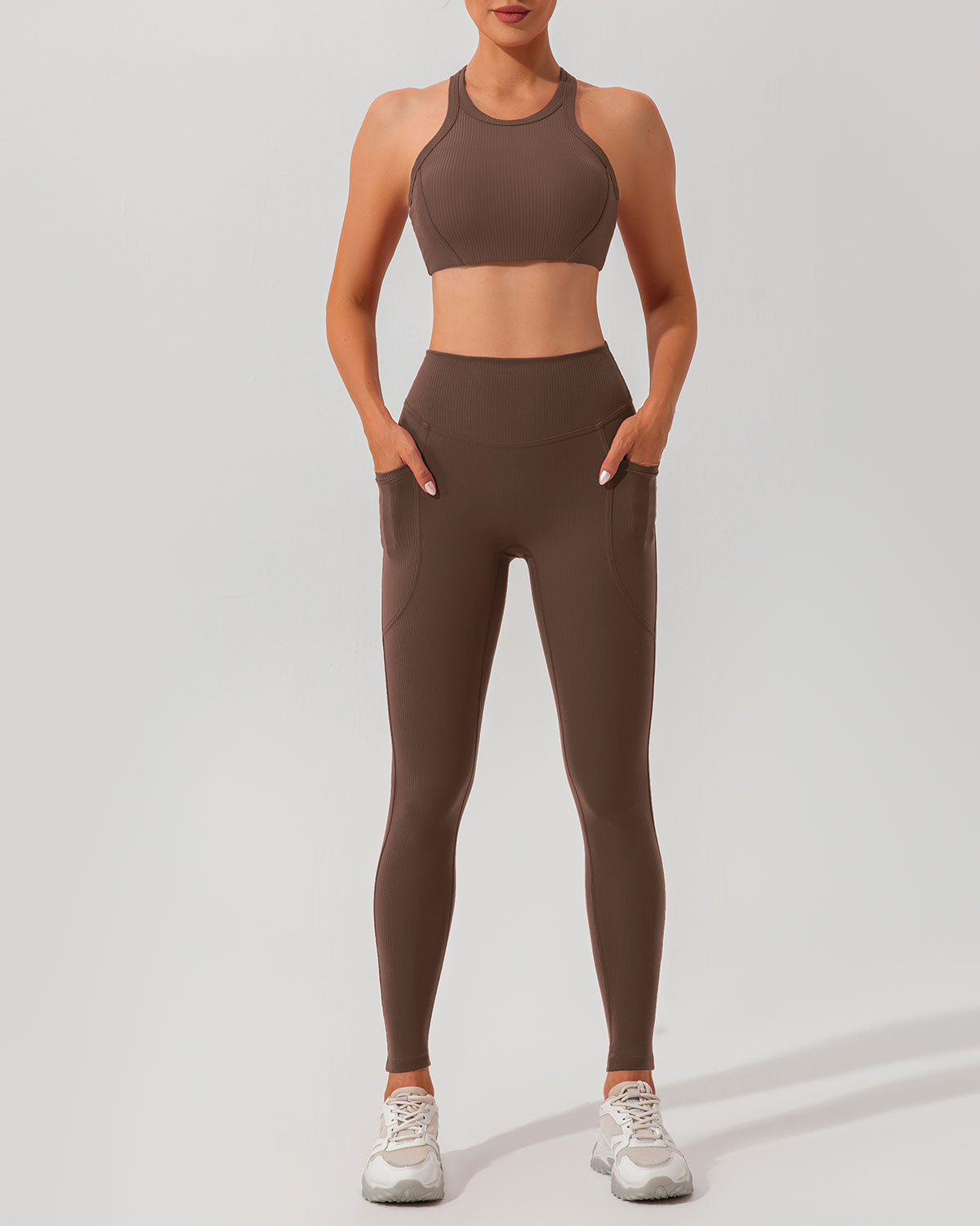 Sueña™ Kahverengi İ-Back Yoga Atlet