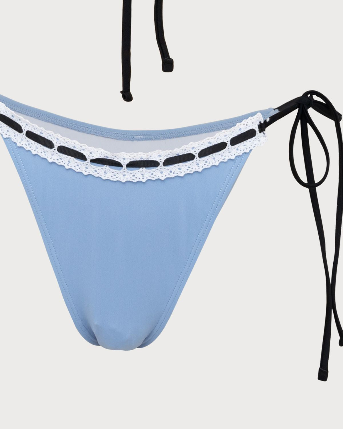 Sueña™ Mavi Kontrast Dantel Bikini Takımı