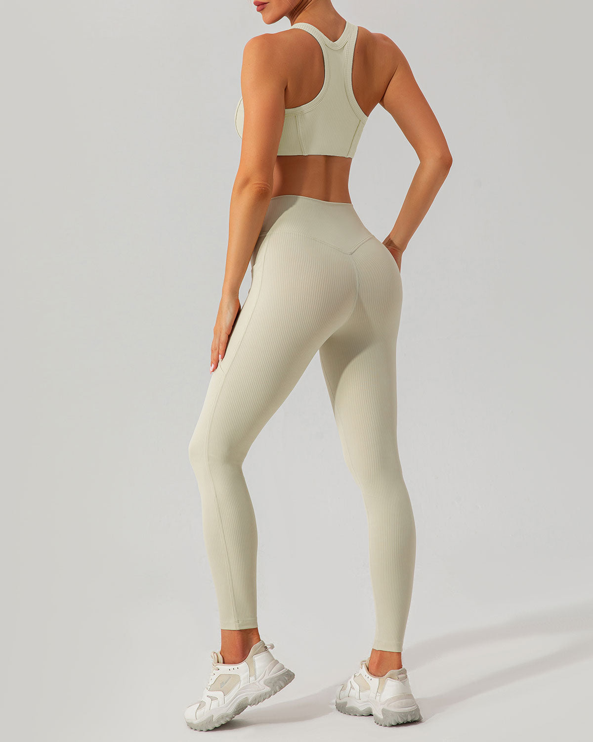 Sueña™ Bej Sırtlı Yoga Atlet