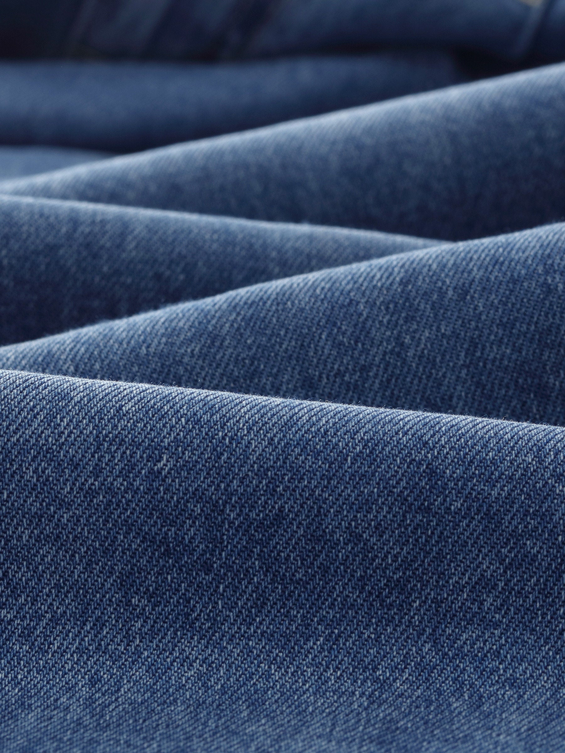 %100 Tencel Denim Kadın Ayarlanabilir Bel Kot Pantolon