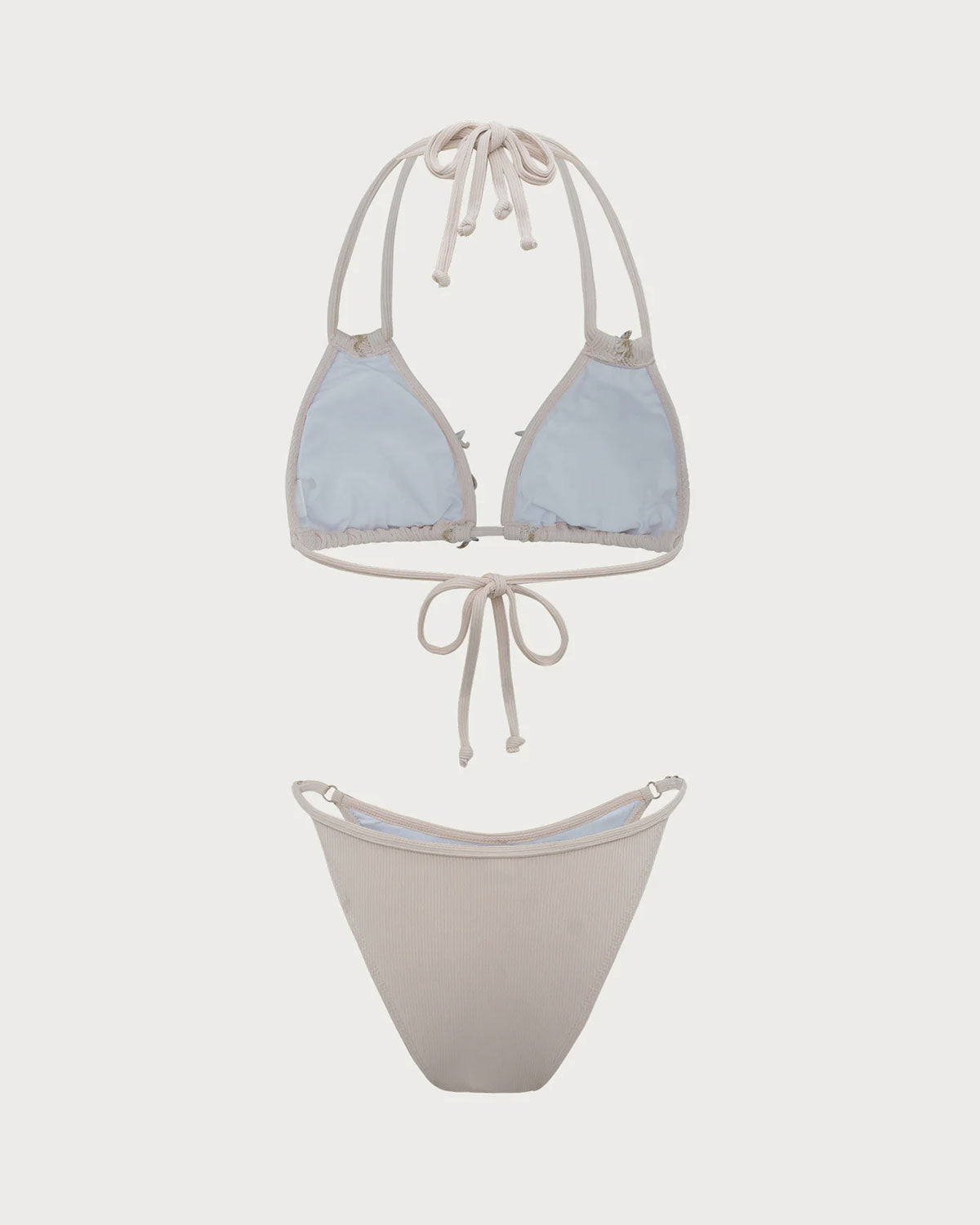 Sueña Beyaz Deniz Kabuğu İşlemeli Bikini Takımı