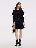 Tencel Karışımlı Capelet Kadın Örgü Mini Elbise