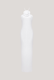 Aceline Payet Boyundan Bağlamalı Bodycon Maxi Elbise