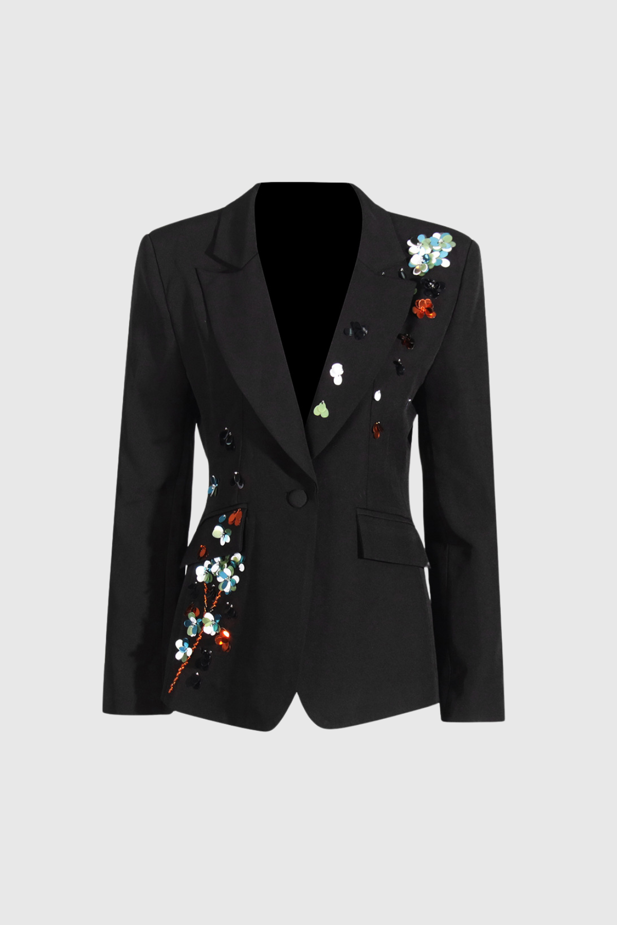 Adib Payet Çiçek Yaka Blazer
