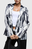 Adin Graffiti Yaka Blazer