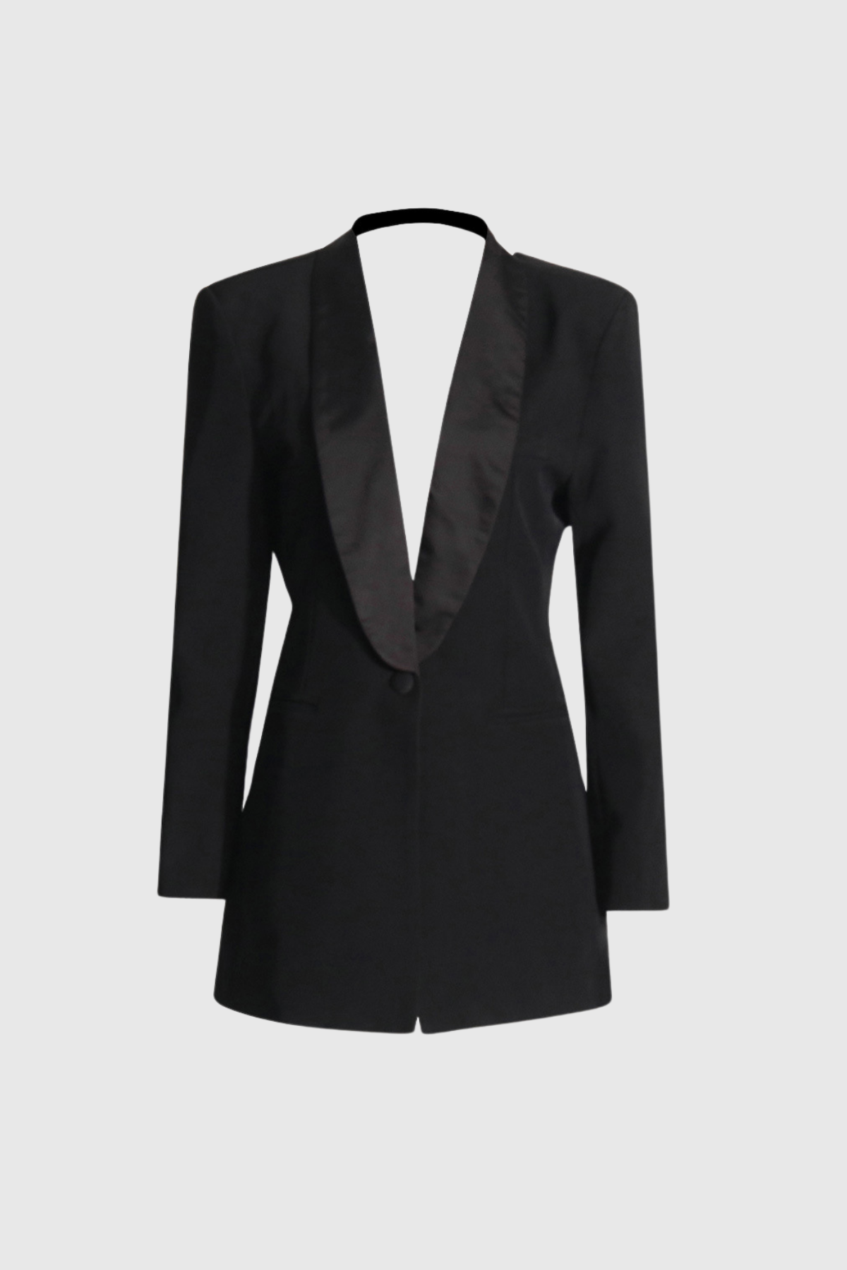 Adkins Dalma Yaka Sırtı Açık Blazer