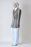 Alef Çizgili Yaka Blazer