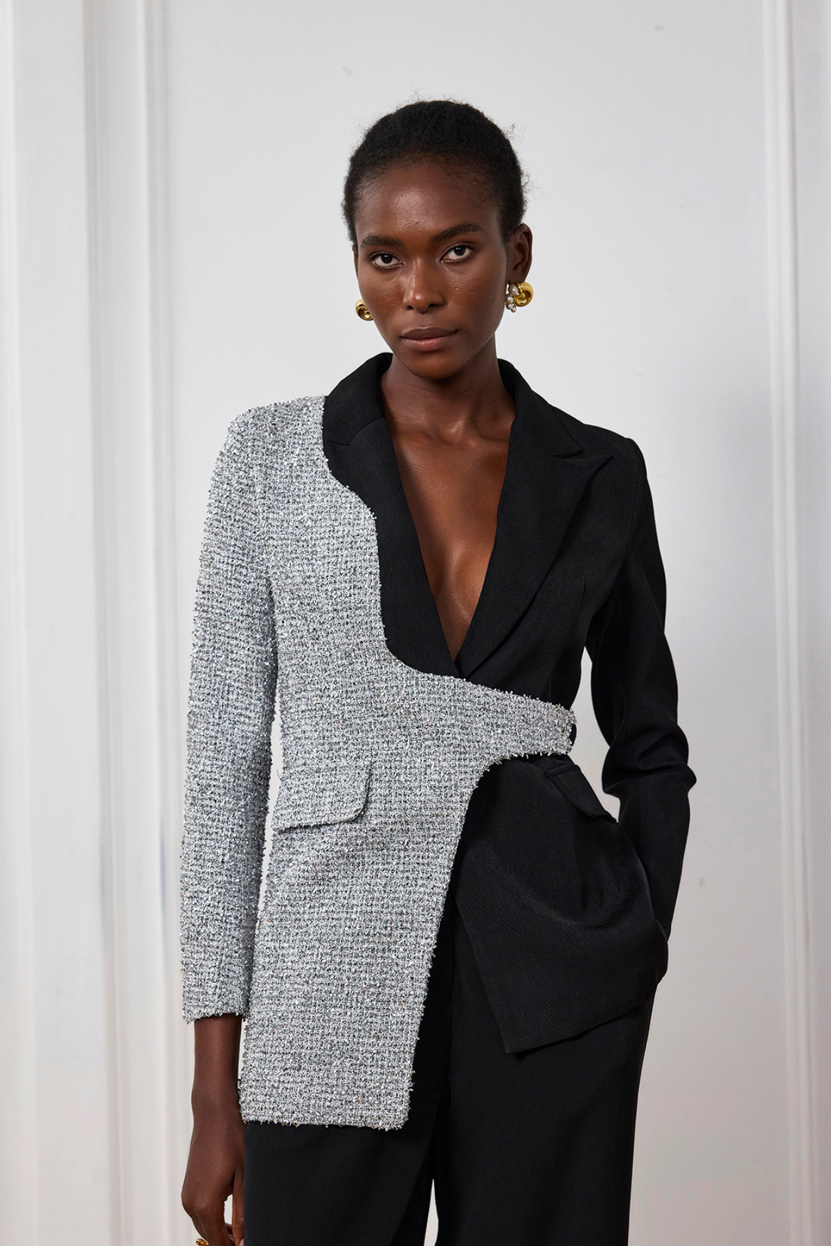 Aleyna Payet Dekolteli Dekolte Blazer