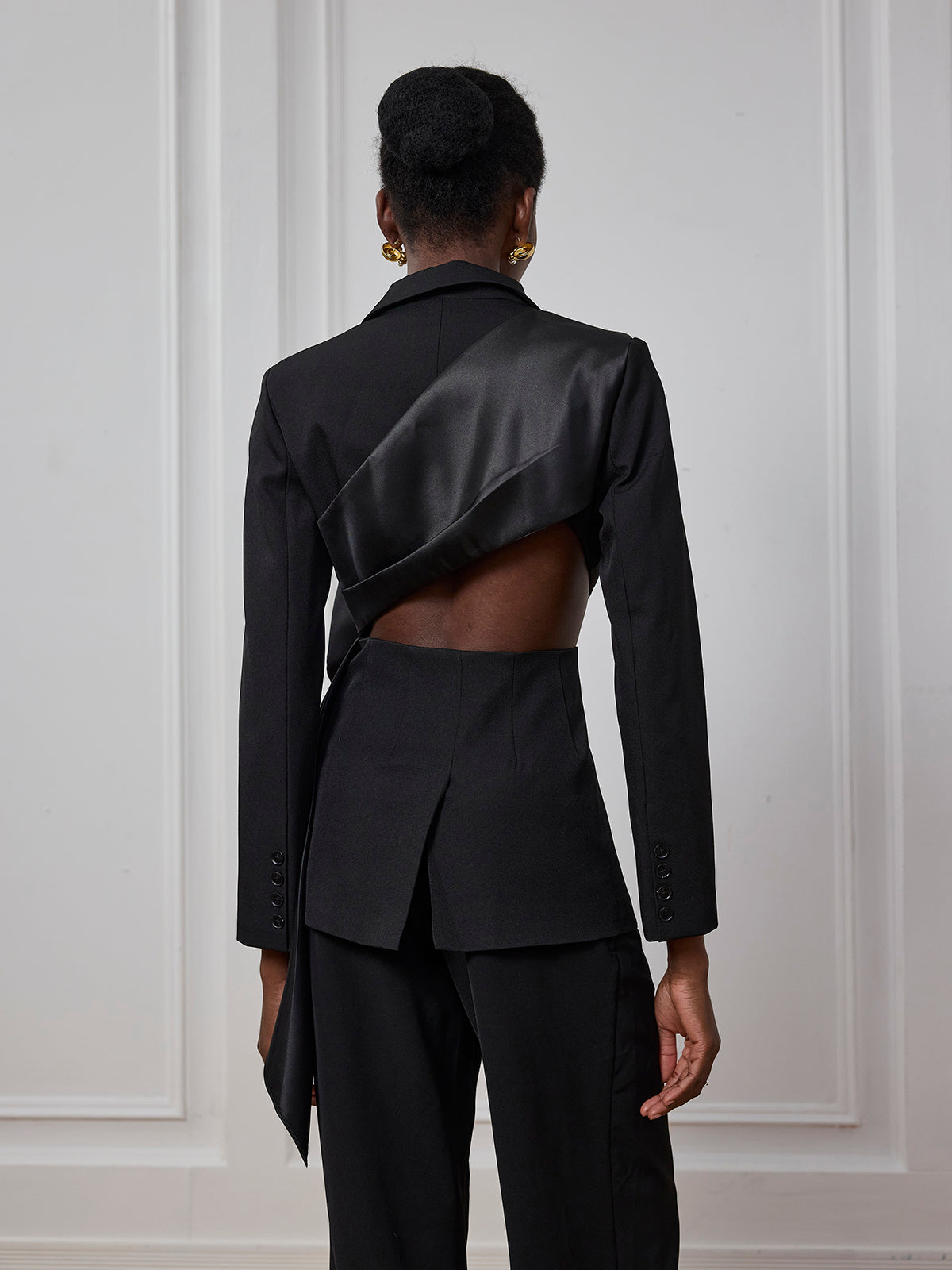 Alma Bodycon İçi Fiyonklu Blazer