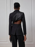 Alma Bodycon İçi Fiyonklu Blazer