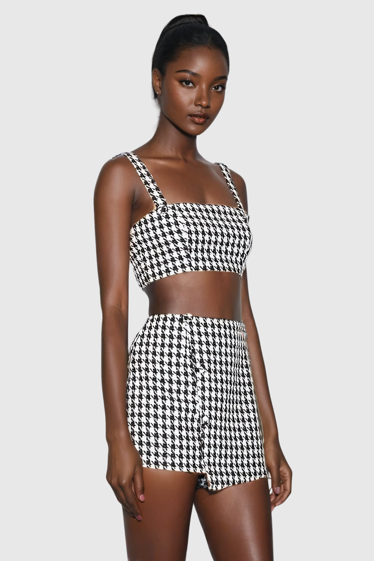Anterus Houndstooth Etek Takımı
