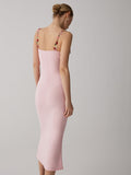İnce Bodycon Uzun Elbise