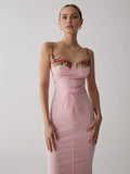 İnce Bodycon Uzun Elbise