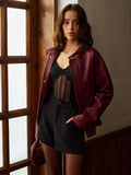 Şeffaf Detaylı Jersey Bodysuit
