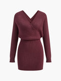 Criss Cross Cinched Kazak Elbise
