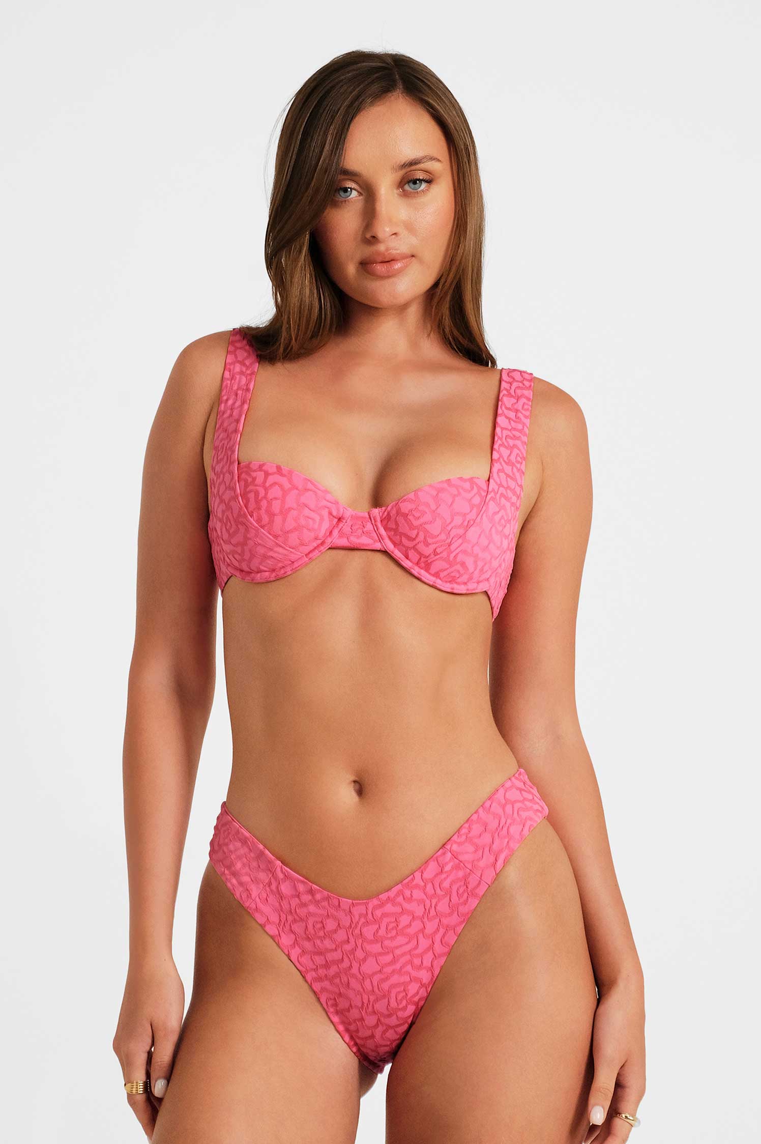 Sueña™ Maui Klasik Cesur Alt / Rosy Glow Jacquard (Son İndirim)