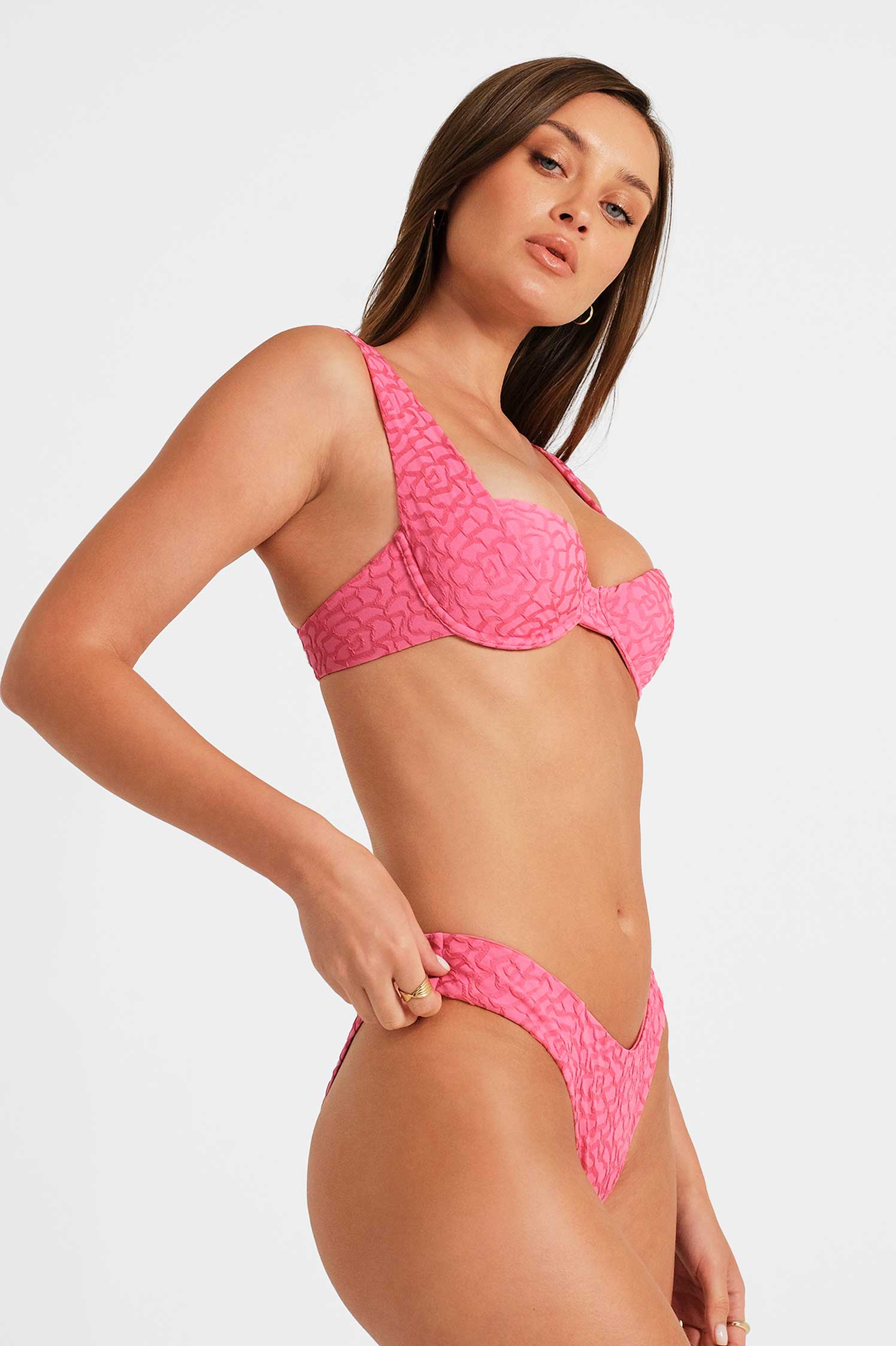 Sueña™ Tiana Destekli Üst / Rosy Glow Jacquard