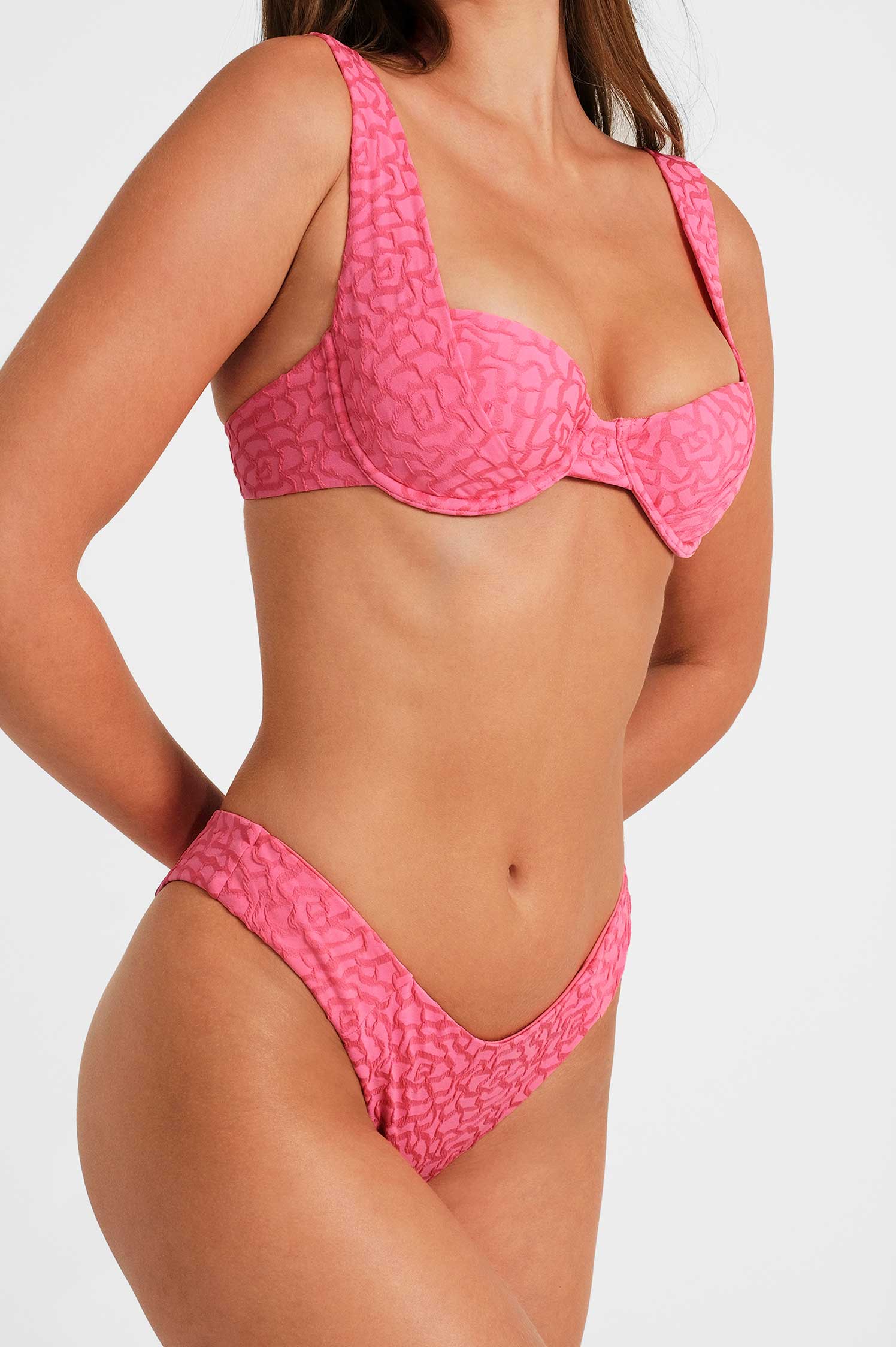 Sueña™ Maui Klasik Cesur Alt / Rosy Glow Jacquard (Son İndirim)
