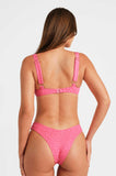 Sueña™ Maui Klasik Cesur Alt / Rosy Glow Jacquard (Son İndirim)