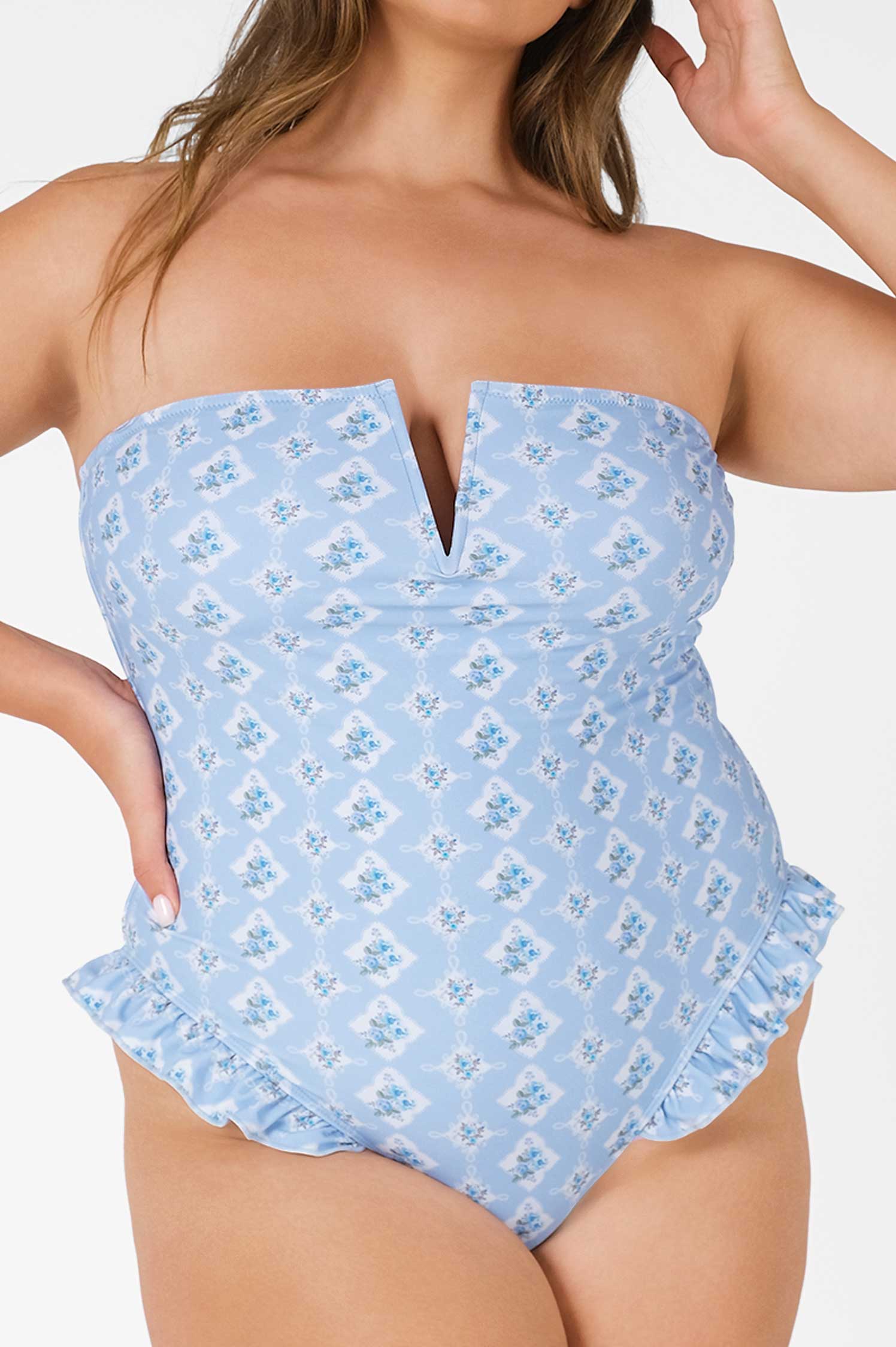 Sueña™ Lily Fırfırlı Tek Parça / Hamptons