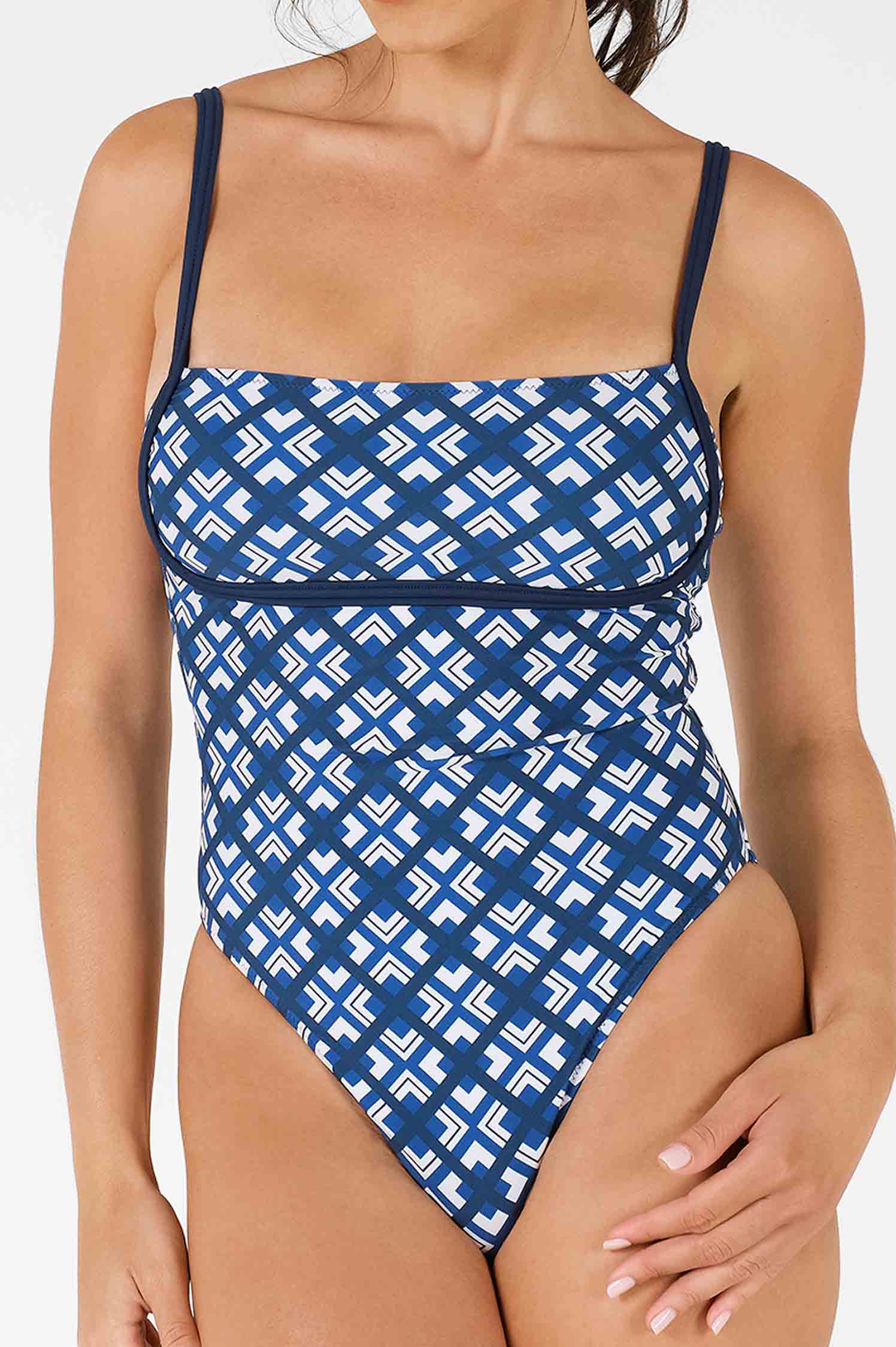 Sueña™ Heidi Kare Yaka Tek Parça / Milos