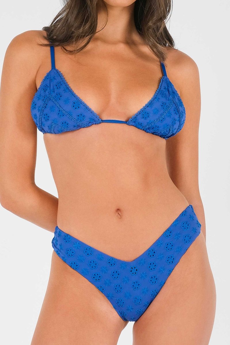 Sueña™ Cynthia Üçgen Üst / Sapphire Eyelet (Son İndirim)