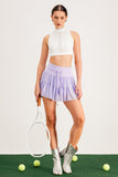 Baldovino Bodycon Ruch Etek Mor