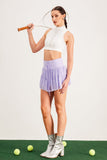 Baldovino Bodycon Ruch Etek Mor
