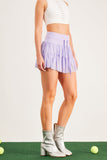 Baldovino Bodycon Ruch Etek Mor