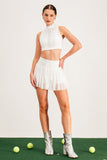 Baldovino Bodycon Beyaz Etek