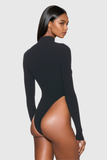 Ballari Kesikli İnci Bodycon Bodysuit