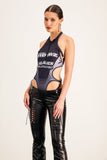 Barica Cutout Bağcıklı Body