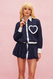 Beary Stripe Love Kabarık Etek Takımı