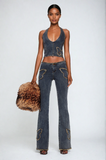 Belinda Kelebek Denim Kot