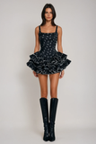 Berkeley Ruffle Mini Elbise