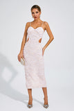 Sunita İnci Slip Midi Elbise