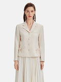 Fiyonklu Desenli Blazer