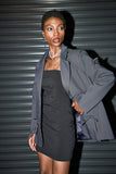 Pelerin Fiyonklu Yaka Blazer