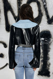 Calloway Denim Deri Kısa Ceket